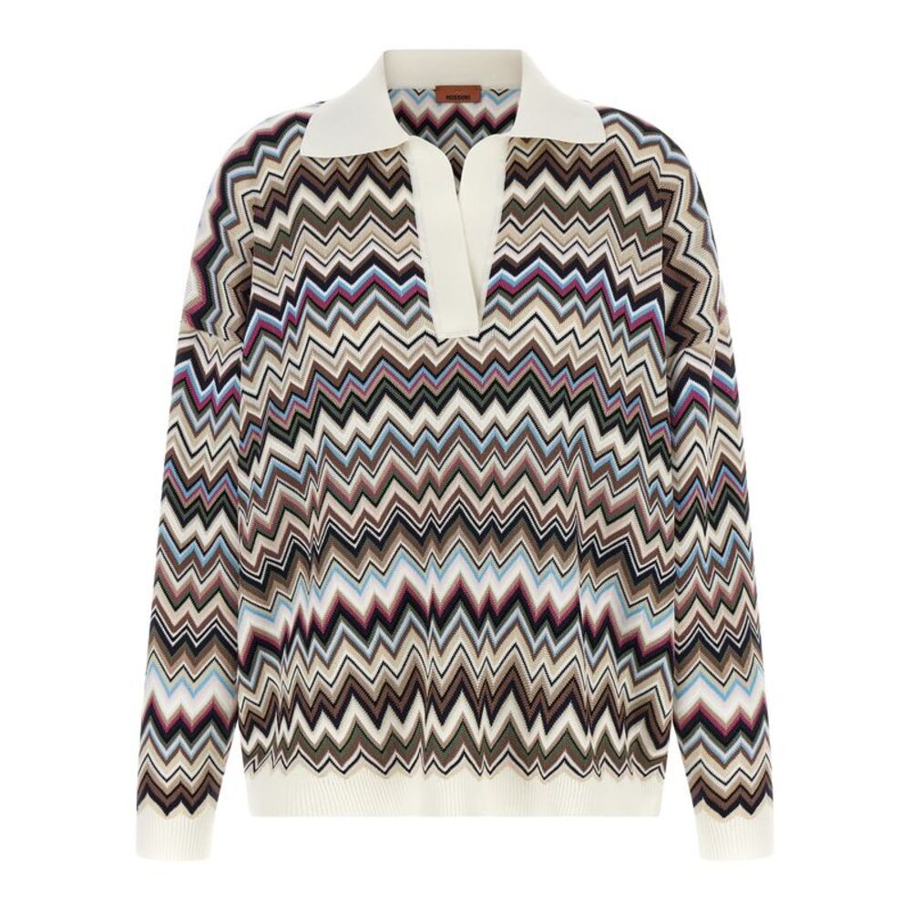 Missoni Multicolor Viscose Polo Women's Shirt